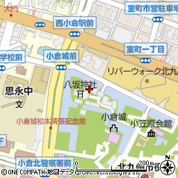 八坂神社　納骨堂周辺の地図
