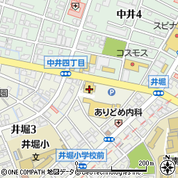 ドラッグセガミ井堀店周辺の地図