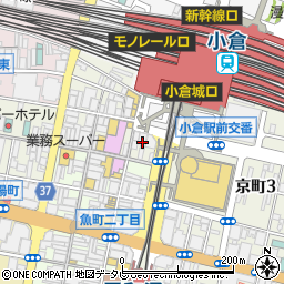 うたげ UTAGE 小倉駅前店周辺の地図