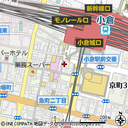 西日本シティ銀行小倉京町 ＡＴＭ周辺の地図