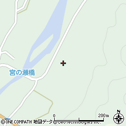 和歌山県田辺市龍神村福井2568周辺の地図