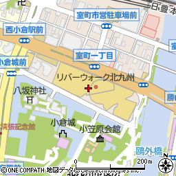 Ｊ：ＣＯＭ北九州芸術劇場　創造工房周辺の地図