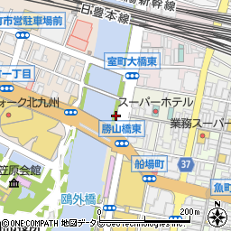 福岡県北九州市小倉北区京町1丁目1周辺の地図