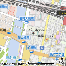 スーパーホテル小倉駅南口周辺の地図