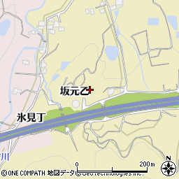 愛媛県西条市坂元乙周辺の地図