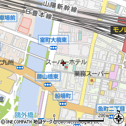 福岡県北九州市小倉北区京町1丁目周辺の地図