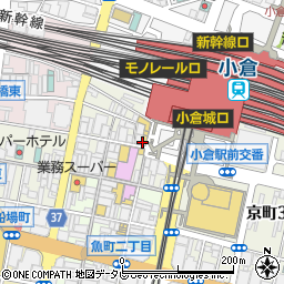 牛カツ京都勝牛 小倉駅前周辺の地図
