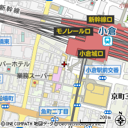 ＮＯＶＡ小倉駅前校周辺の地図