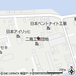 九州菱化物流株式会社　二島センター周辺の地図