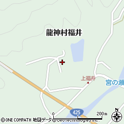 和歌山県田辺市龍神村福井2473周辺の地図