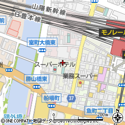 福岡県北九州市小倉北区京町1丁目6-14周辺の地図