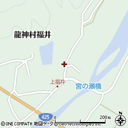 和歌山県田辺市龍神村福井1299周辺の地図