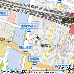 福岡県北九州市小倉北区京町1丁目6-12周辺の地図