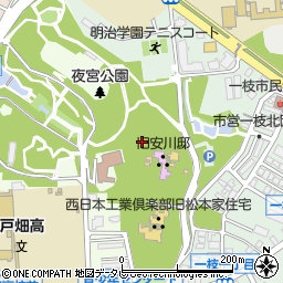 夜宮公園周辺の地図