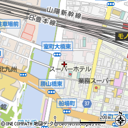 福岡県北九州市小倉北区京町1丁目6-9周辺の地図