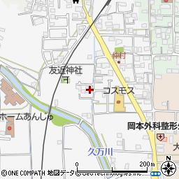 愛媛県松山市安城寺町1645周辺の地図