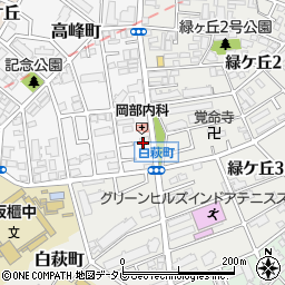 高峰とまと薬局周辺の地図