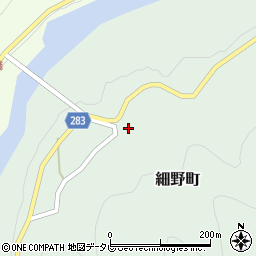 徳島県阿南市細野町長免周辺の地図