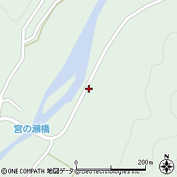 和歌山県田辺市龍神村福井2559周辺の地図