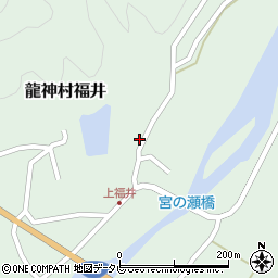 和歌山県田辺市龍神村福井1312周辺の地図