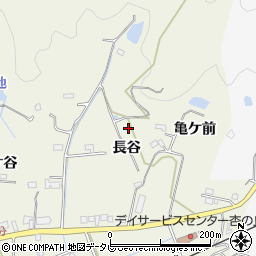 徳島県阿南市内原町長谷周辺の地図