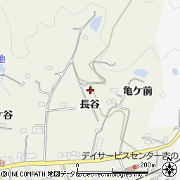 徳島県阿南市内原町（長谷）周辺の地図