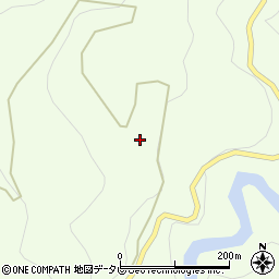愛媛県四国中央市富郷町寒川山715周辺の地図