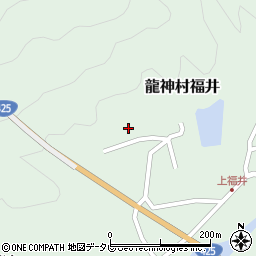 和歌山県田辺市龍神村福井2463周辺の地図