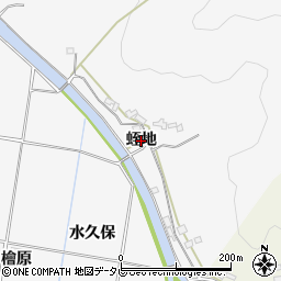 徳島県阿南市桑野町（蛭地）周辺の地図