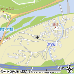愛媛県西条市中野乙周辺の地図