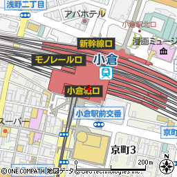 竹乃屋 アミュプラザ小倉店周辺の地図