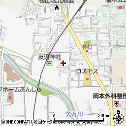 愛媛県松山市安城寺町1650周辺の地図