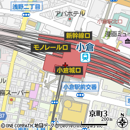 株式会社ＪＲ小倉シティ周辺の地図