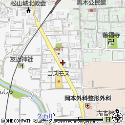 愛媛県松山市安城寺町1573周辺の地図