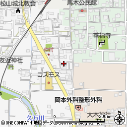 愛媛県松山市安城寺町1576周辺の地図