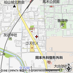 愛媛県松山市安城寺町1574周辺の地図
