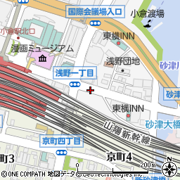 浅野二丁目周辺の地図