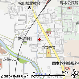 愛媛県松山市安城寺町1635周辺の地図