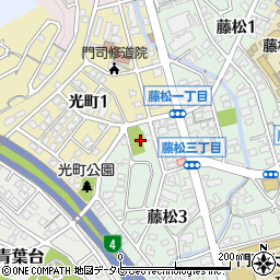 福岡県北九州市門司区藤松3丁目10周辺の地図