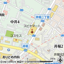 スピナマート中井店周辺の地図
