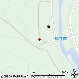 和歌山県田辺市龍神村福井98周辺の地図