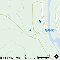 和歌山県田辺市龍神村福井100周辺の地図