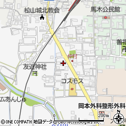 愛媛県松山市安城寺町1634周辺の地図