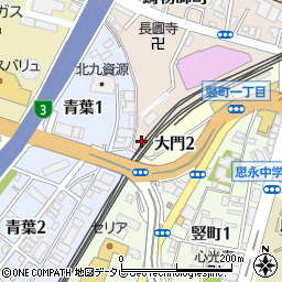 福岡県北九州市小倉北区鋳物師町4-40周辺の地図