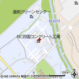 ＮＣ四国コンクリート工業周辺の地図