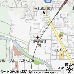 愛媛県松山市安城寺町1744周辺の地図