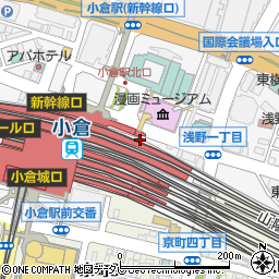 セブンイレブンハートインＪＲ小倉駅新幹線口東店周辺の地図