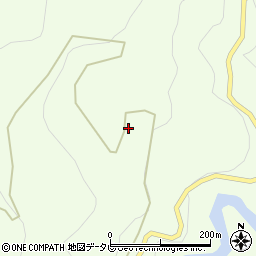 愛媛県四国中央市富郷町寒川山709周辺の地図