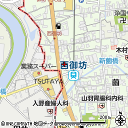 妙康寺周辺の地図