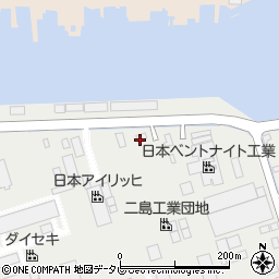 菱化ロジテック　九州支店　二島物流センター周辺の地図